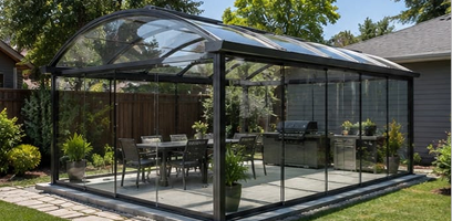 Glass railings